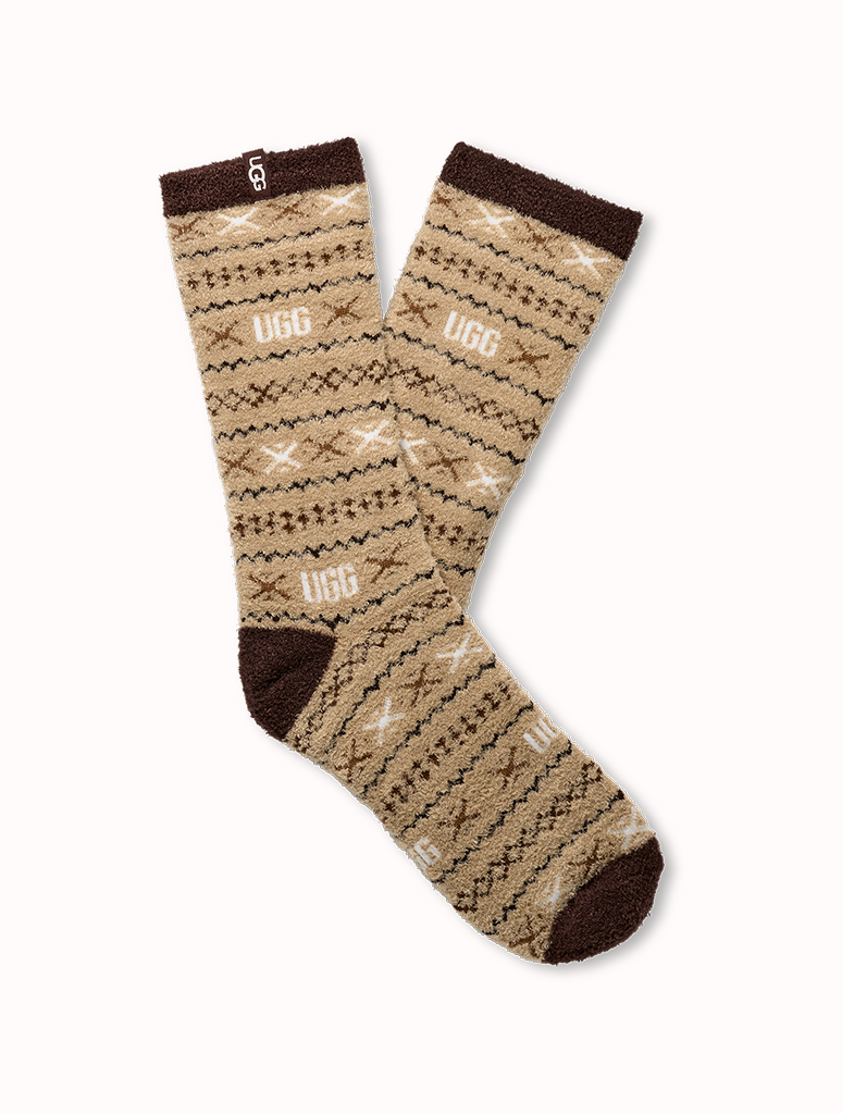 UGG Leslie Graphic Crew Sock