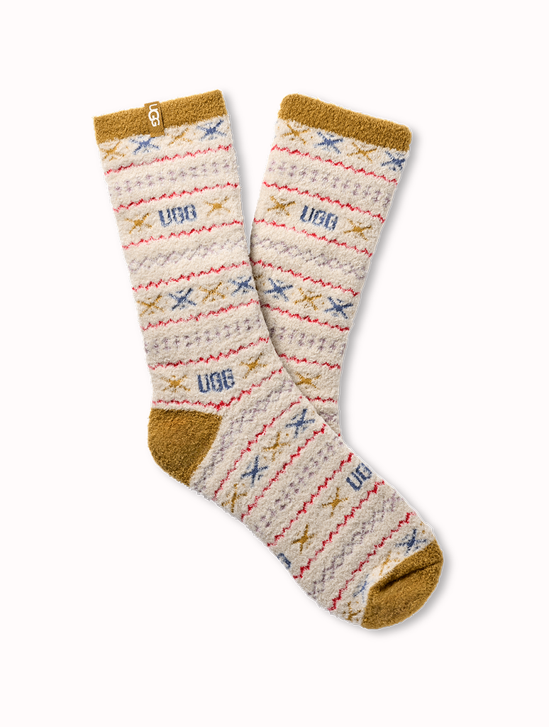 UGG Leslie Graphic Crew Sock