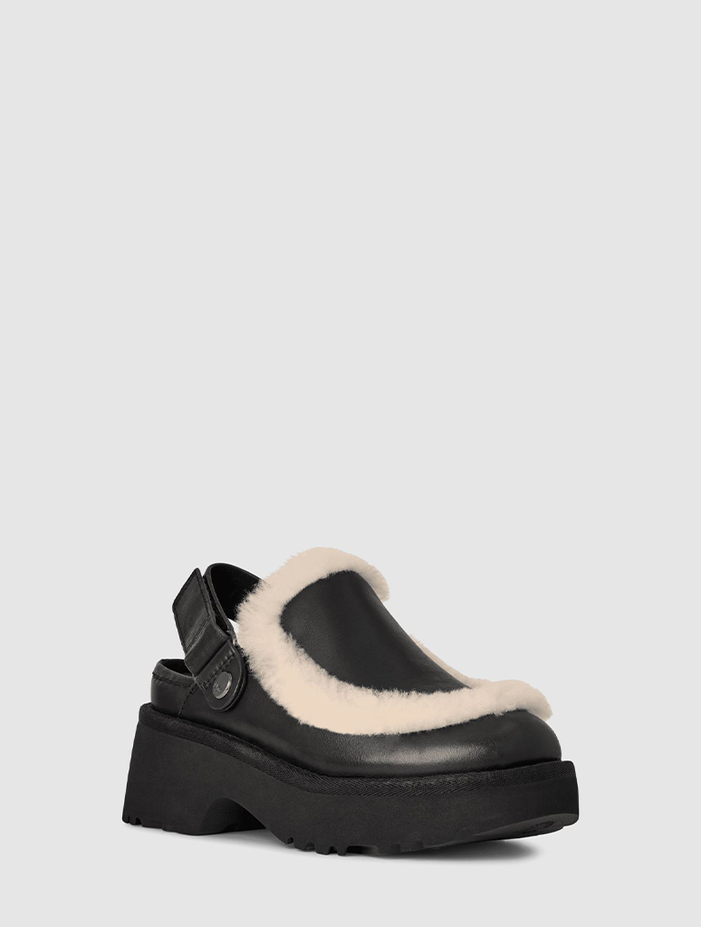 【新品未使用】24㌢UGG Esmee Leather Clog Amazon.com | UGG Women's Esmee Leather Clog Shoe, Black, 7 | Mules