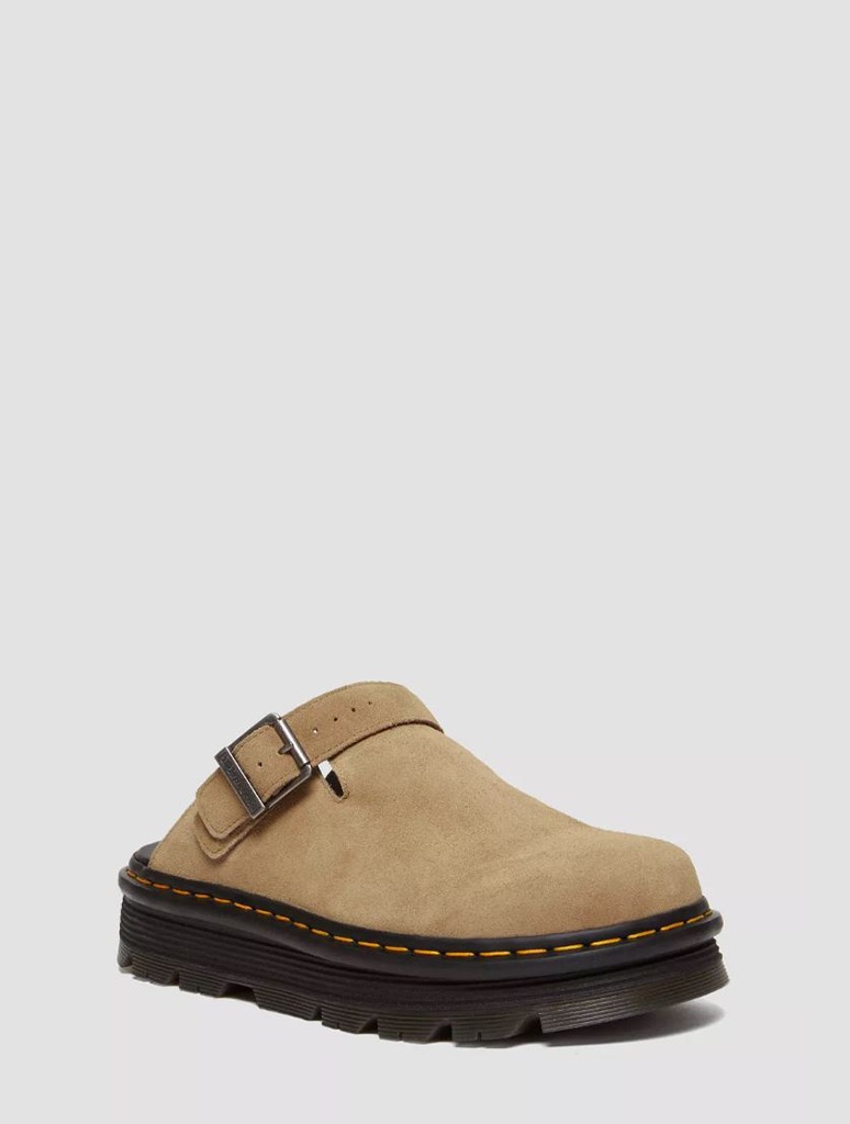 Dr. Martens ZebZag Suede Casual Slingback Platform Mule