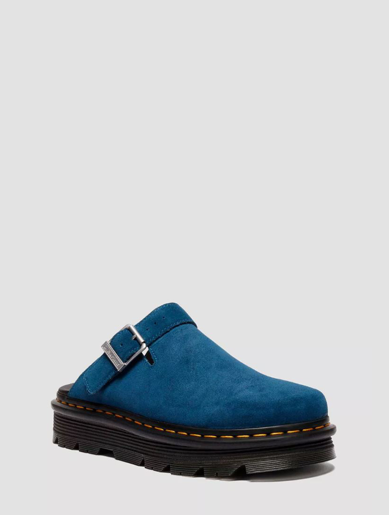 Dr. Martens ZebZag Suede Casual Slingback Platform Mule