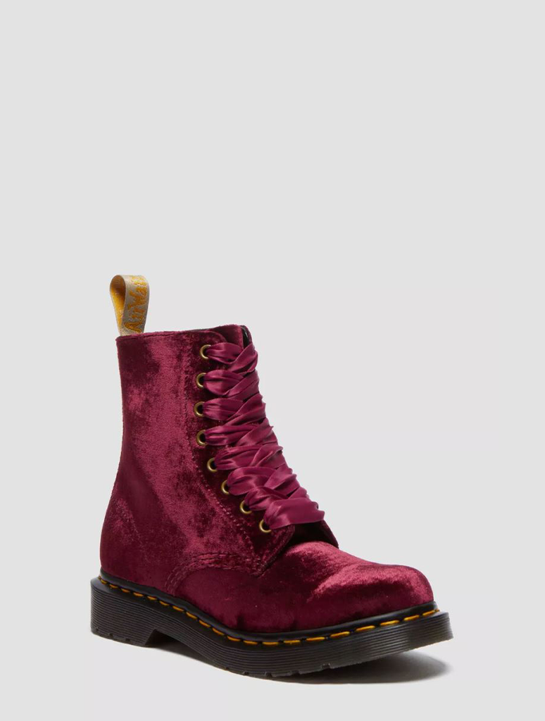 Red martens boots on sale