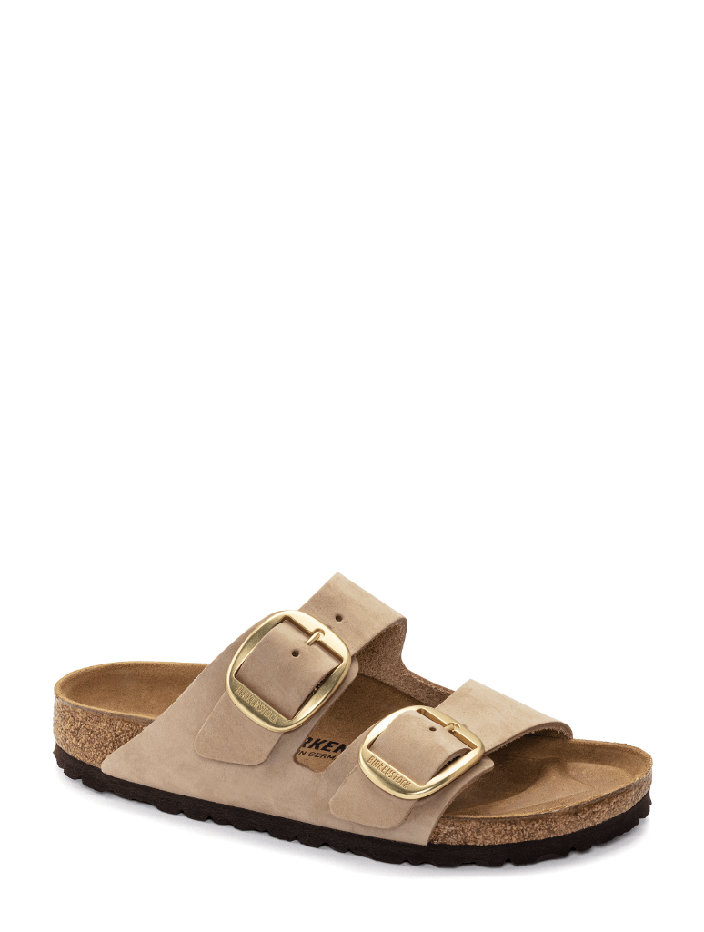 Birkenstock Arizona Big Buckle Sandal in Sandcastle Nubuck JAYNE