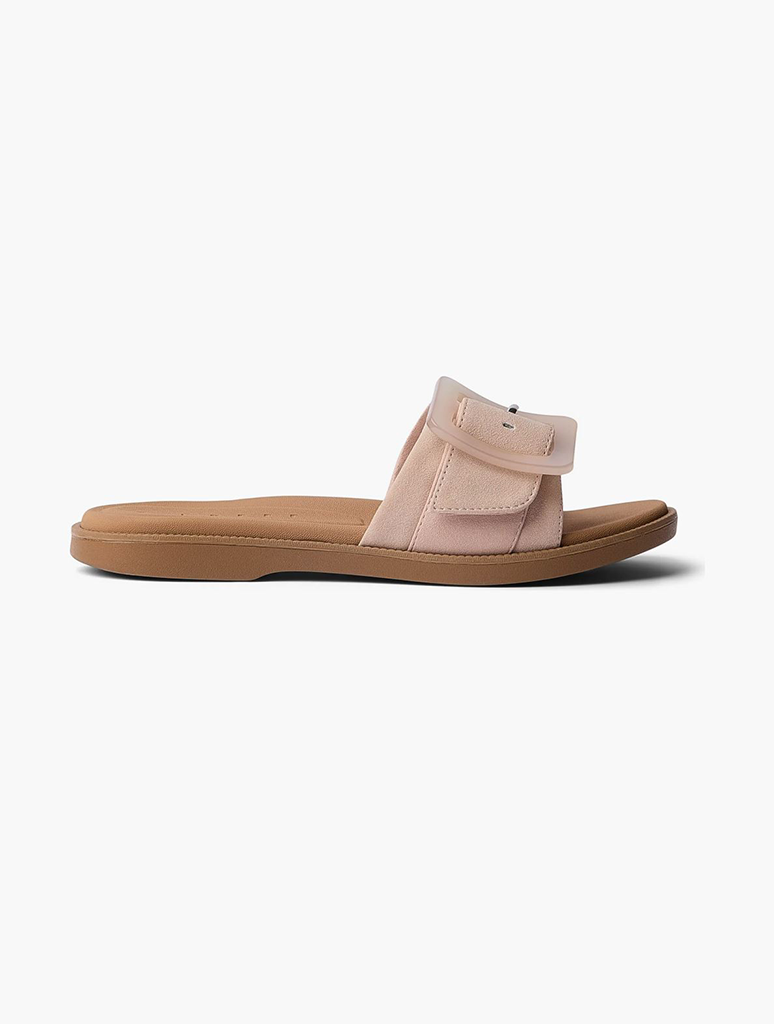 REEF Sunny Emma Buckle Detail Slide Sandal