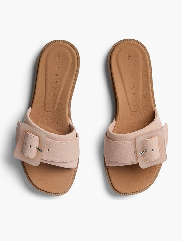 REEF Sunny Emma Buckle Detail Slide Sandal