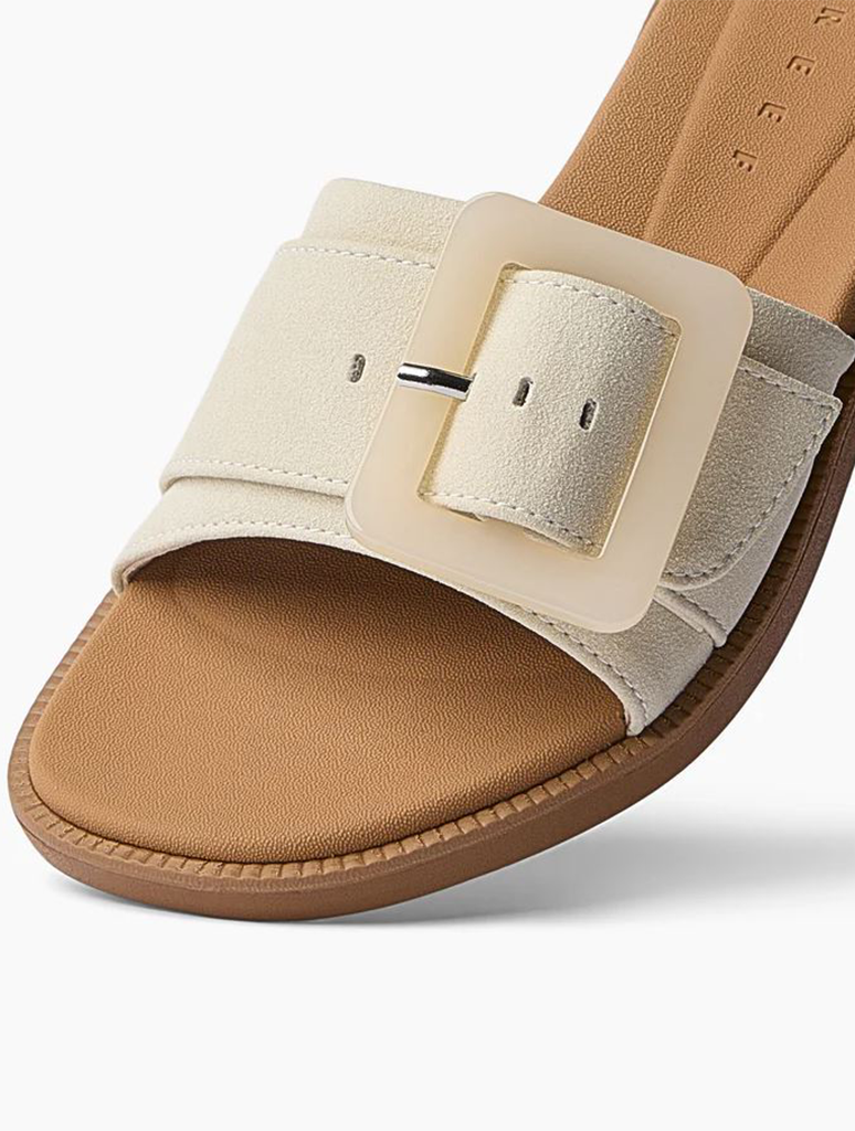 REEF Sunny Emma Buckle Detail Slide Sandal