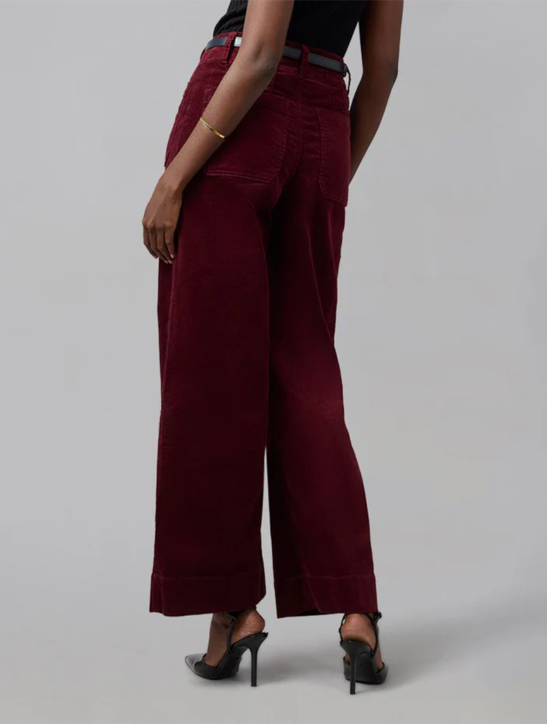 Lola Jeans Colette High Rise Wide Leg Corduroy Pants