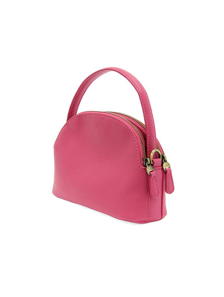 Larissa Double Zip Dome Crossbody