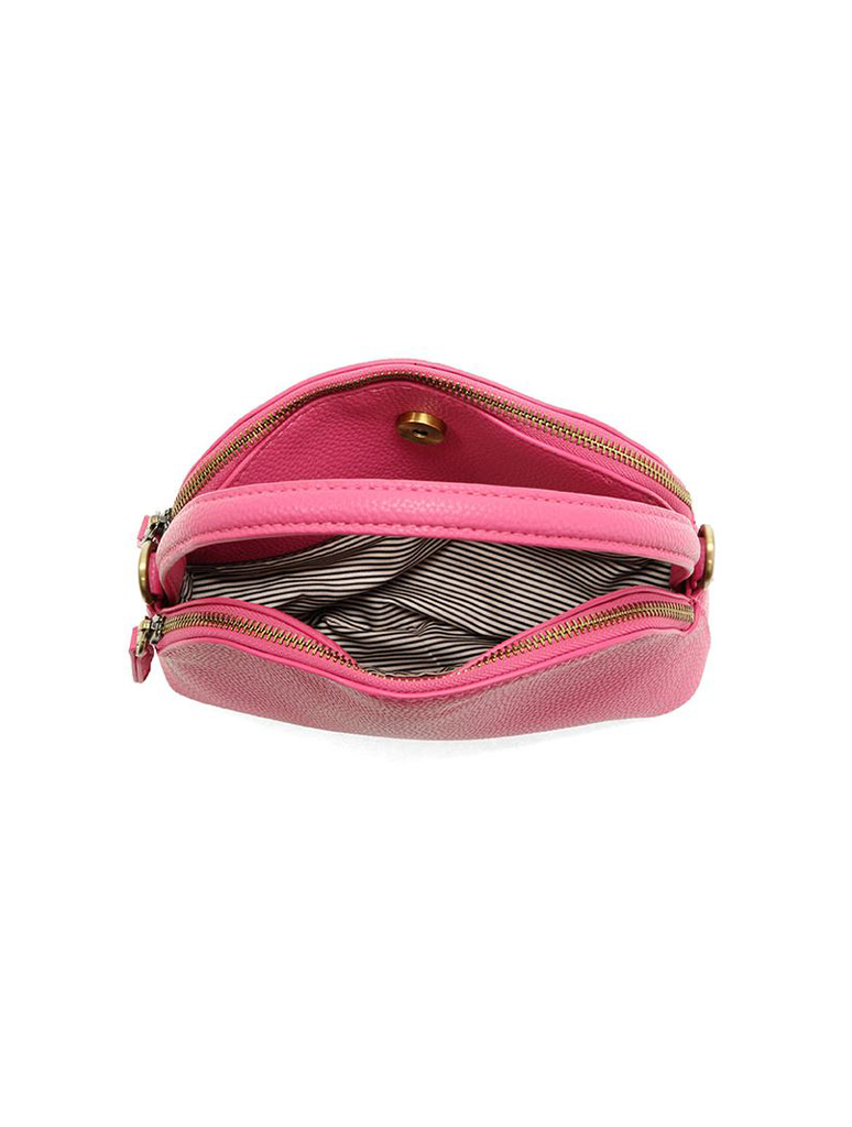 Larissa Double Zip Dome Crossbody