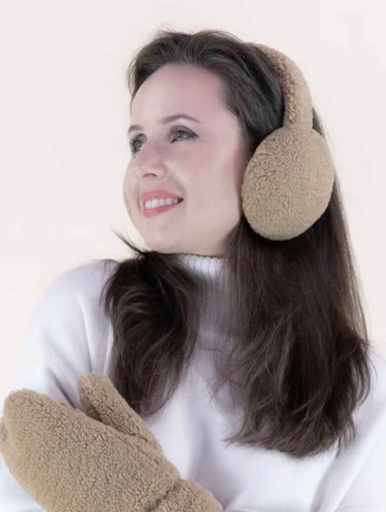 Solid Sherpa Fur Earmuffs