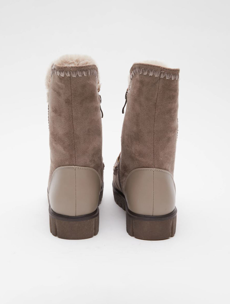 Azura By Spring Step Stich Suede Boot