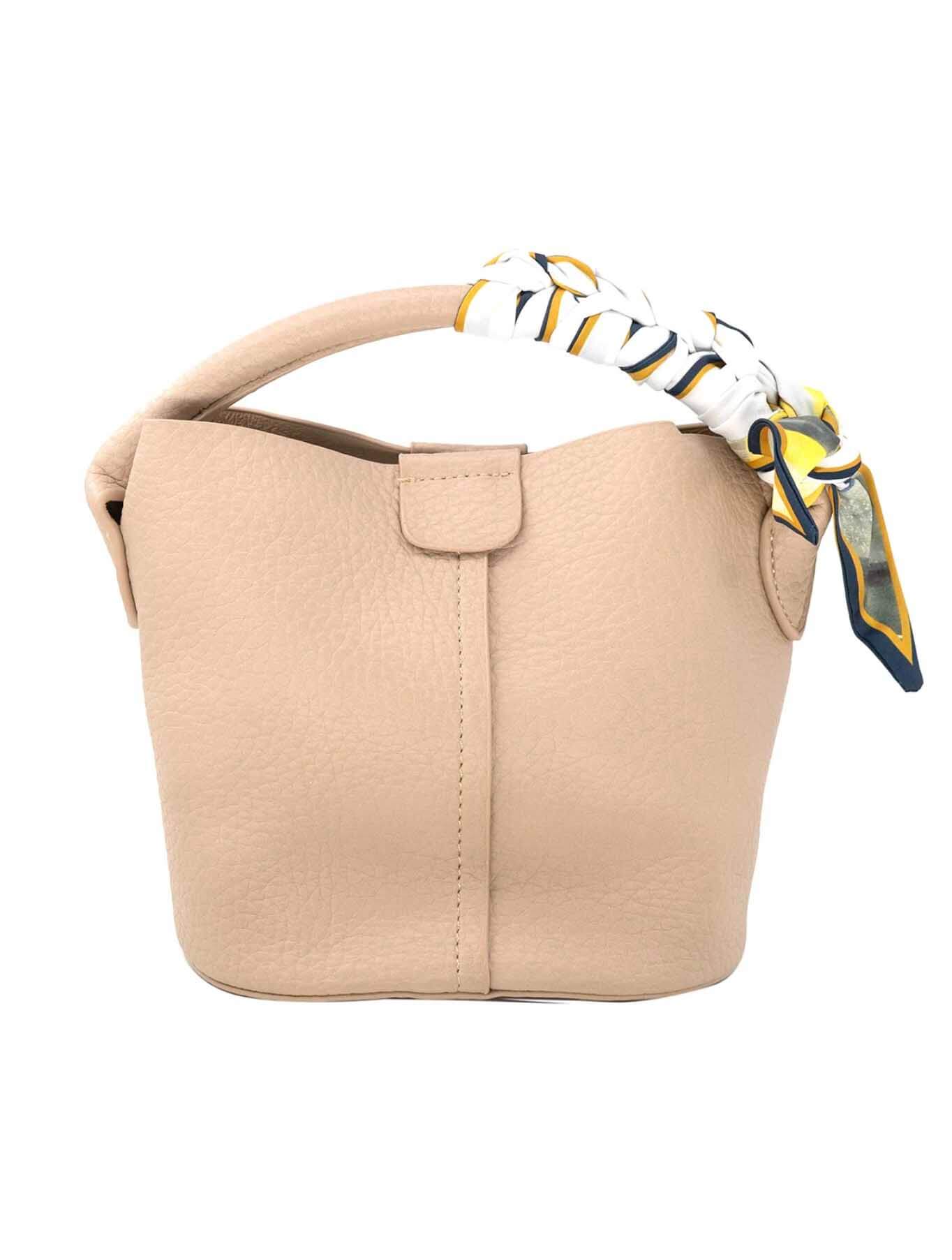Mini Bucket Bag with Scarf