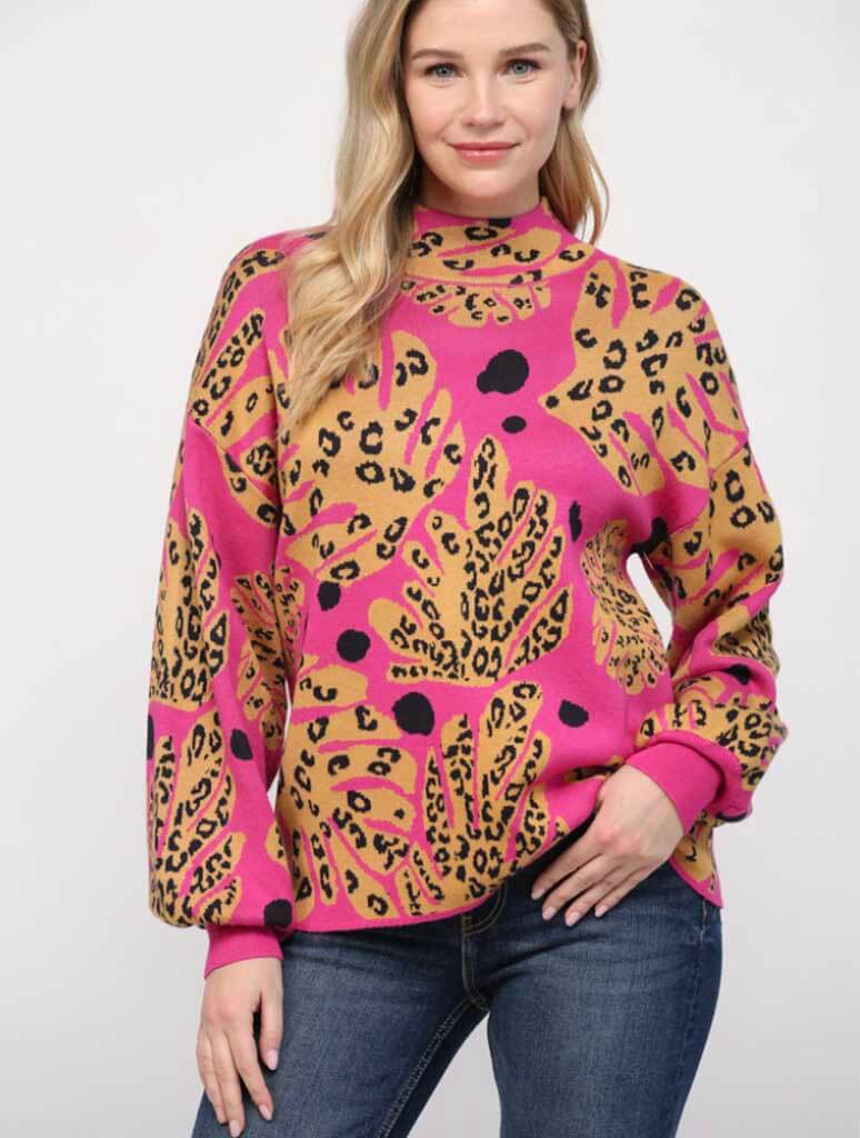 Fate hotsell leopard sweater