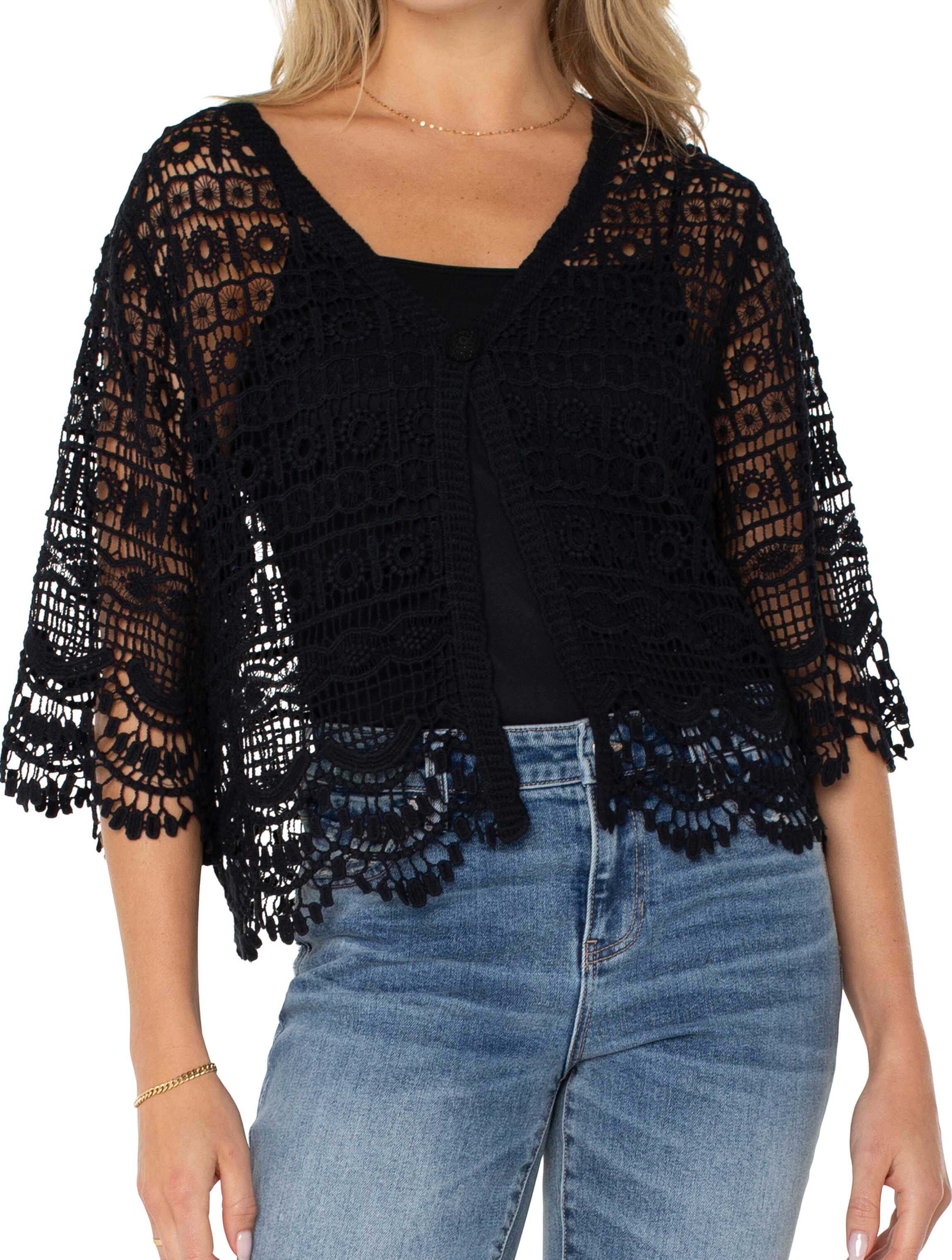 Liverpool Short Sleeve Lace Bolero