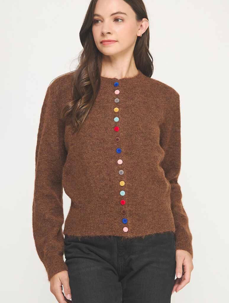 Multi Color Button Knit Cardigan – JAYNE Boutique