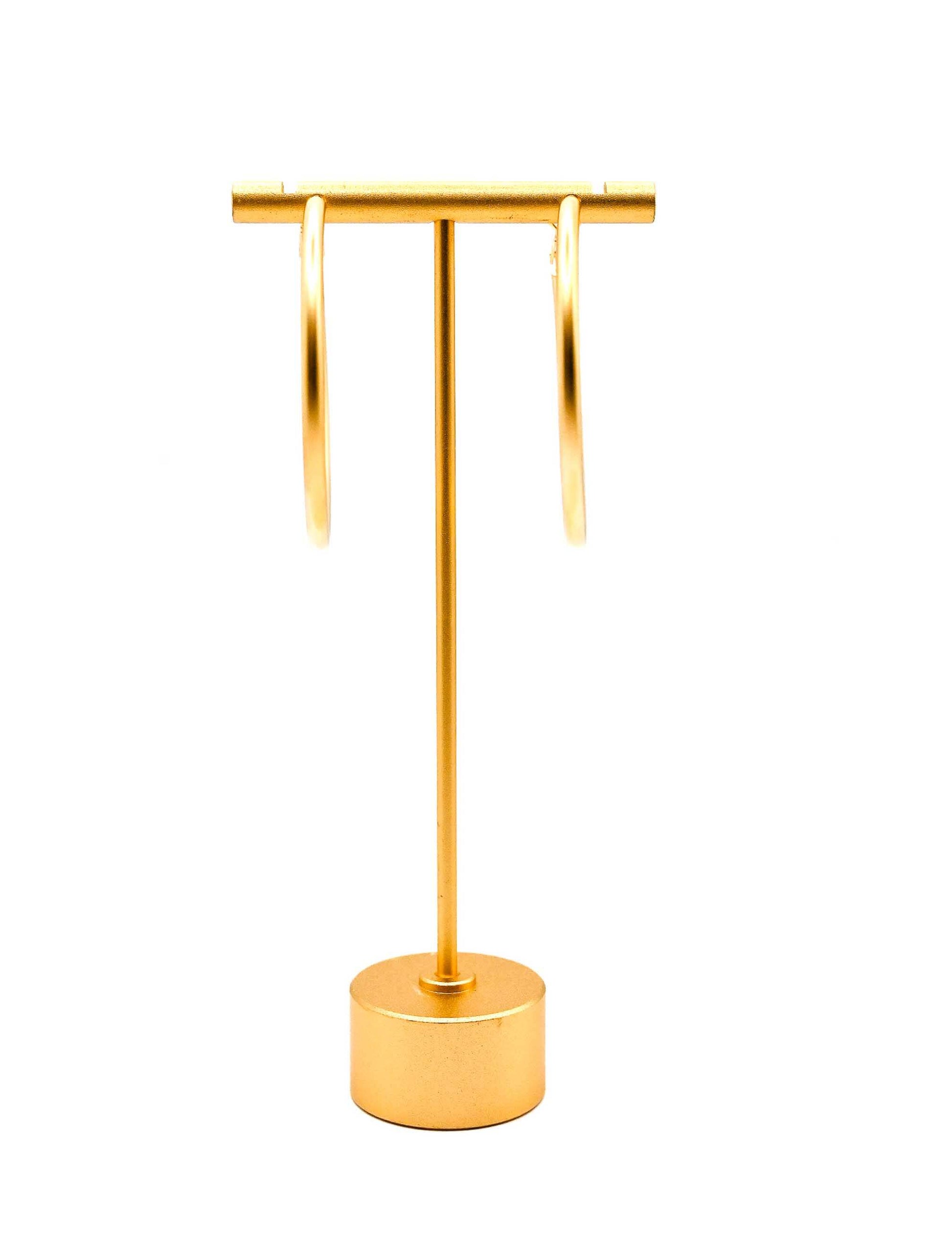 Large Brushed 50MM Hoops