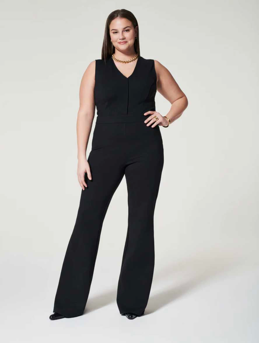 Spanx The Perfect Sleeveless Jumpsuit in Classic Black