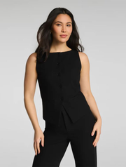 SPANX Wellsuited Sleeveless Crewneck Mini Dress WellSuited Tailored Button-down Vest