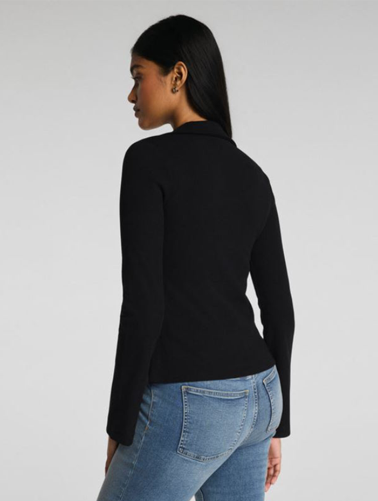 SPANX Ribbed Knit Button Down