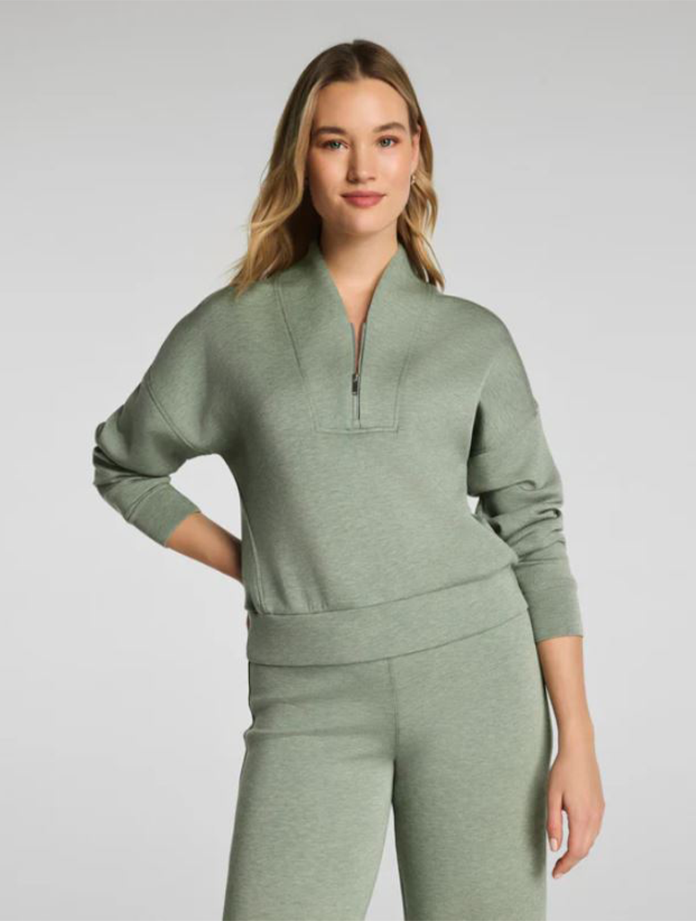 SPANX AirEssentials Shawl Collar Half Zip