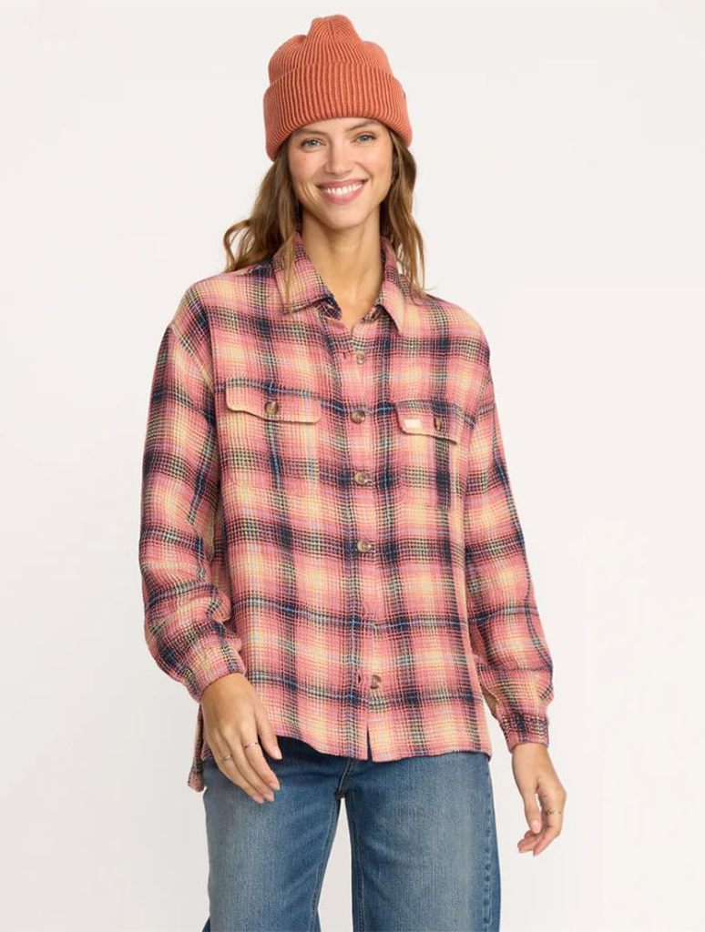 Billabong Big Bear Woven Long Sleeve Top