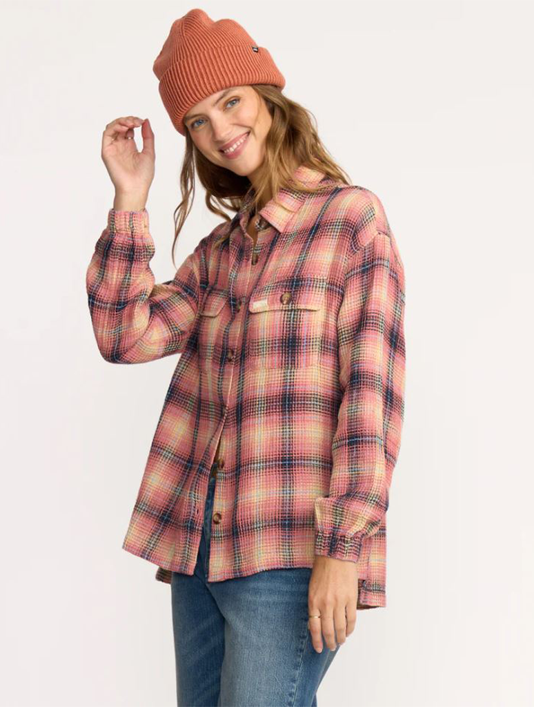 Billabong Big Bear Woven Long Sleeve Top