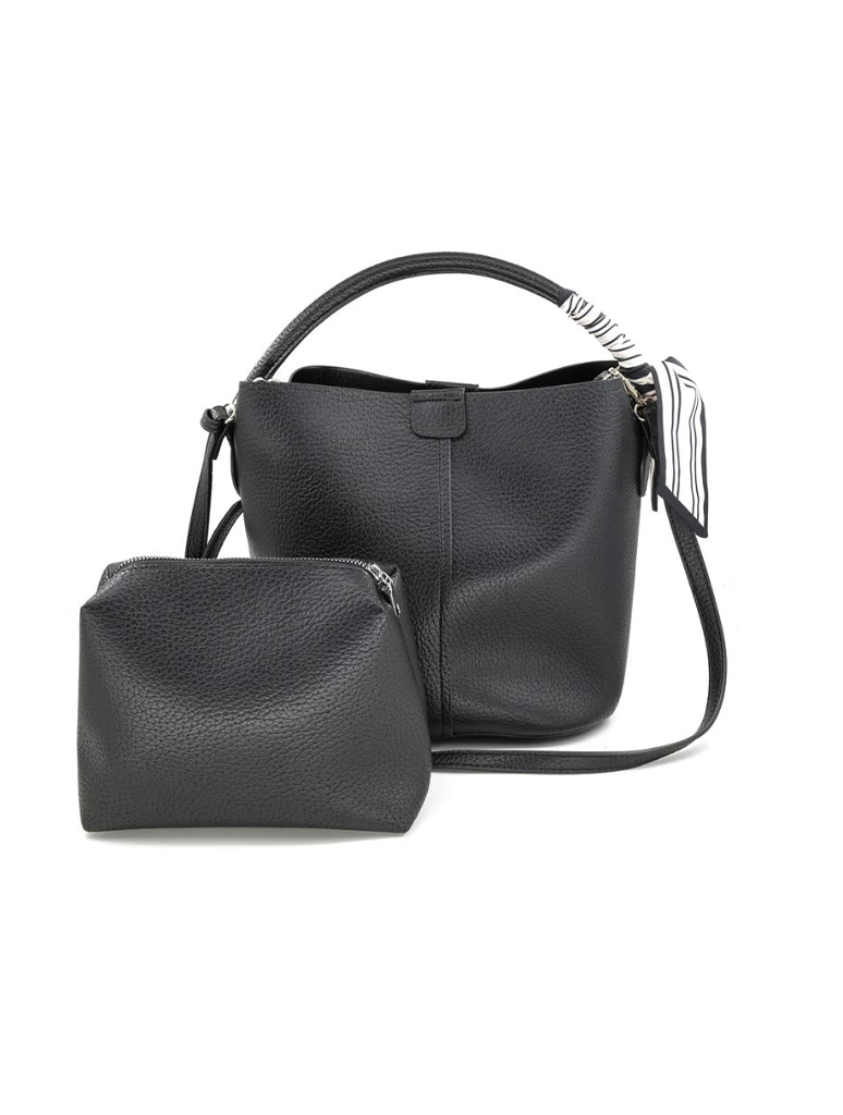 Bucket Bag With Scarf