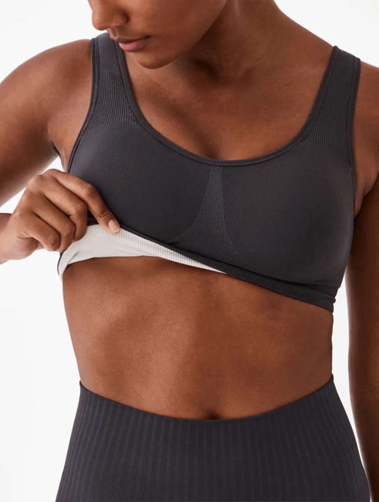 SPANX Breast of Both Worlds® Reversible Comfort Bra COLOR:BLACK/BARELY