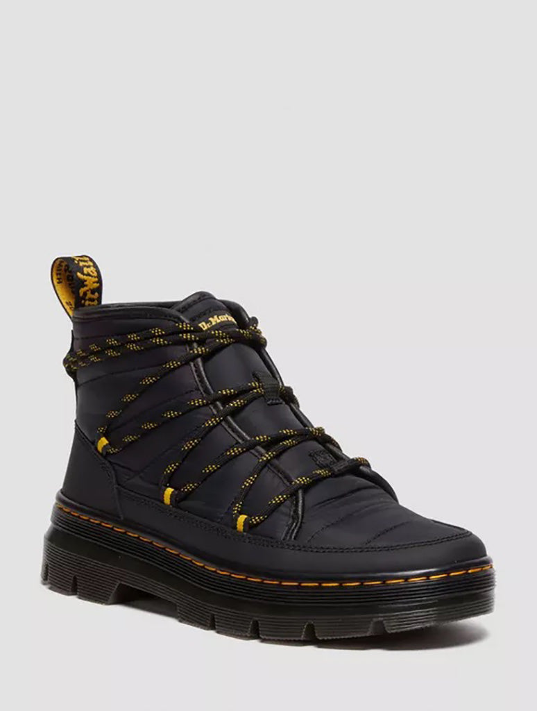 Dr. Martens Combs Padded Lace Up Boot in Black