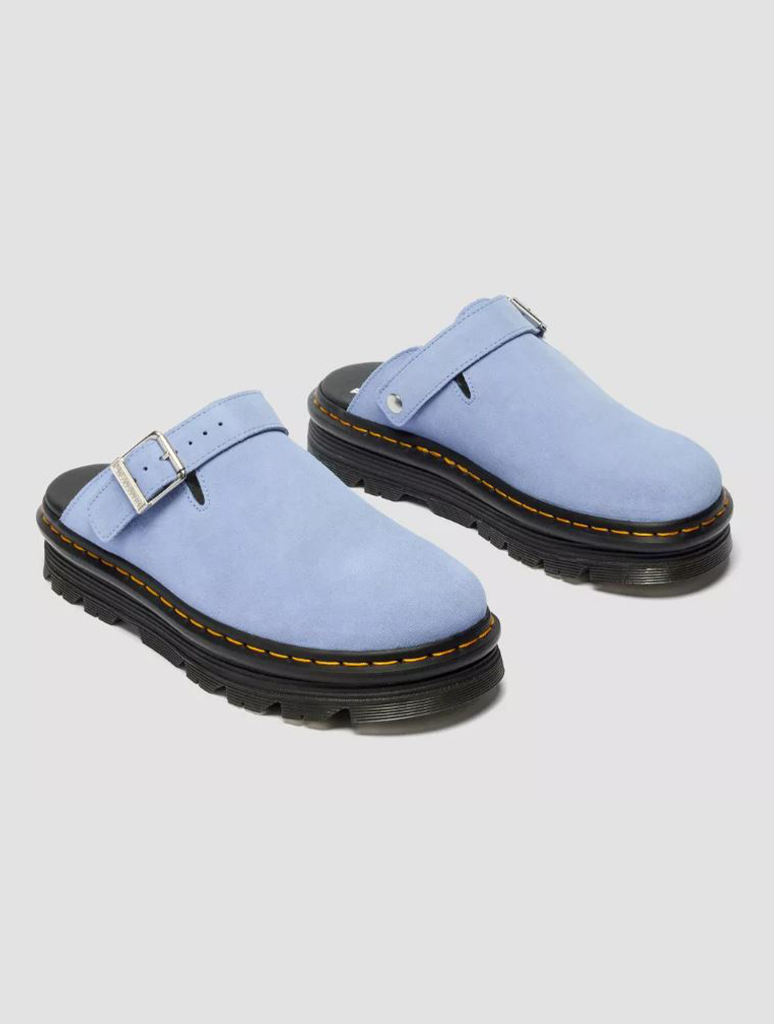 Dr. Martens ZebZag Suede Casual Slingback Platform Mule