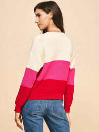 Long Sleeve Striped Sweater