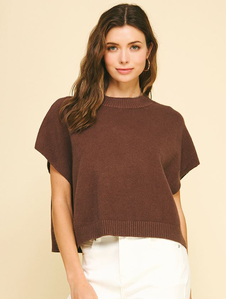 Dropped Shoulder Sweater Top