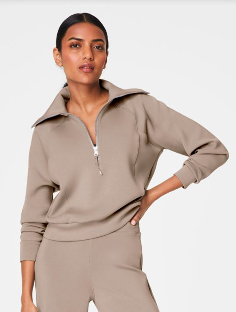 Spanx AirEssentials Half Zip Sweatshirt