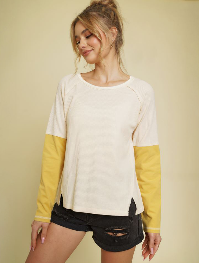 Thermal High Raw Edge Top 