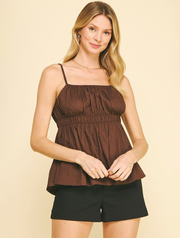 Ruffled Cami Top