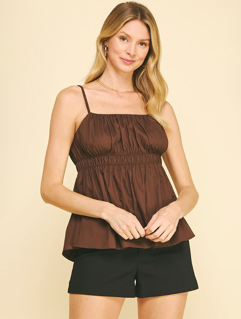 Ruffled Cami Top