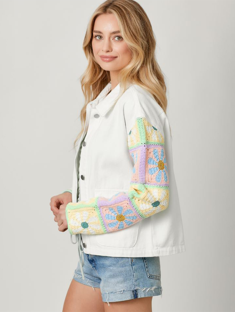 Crochet Sleeve Jacket
