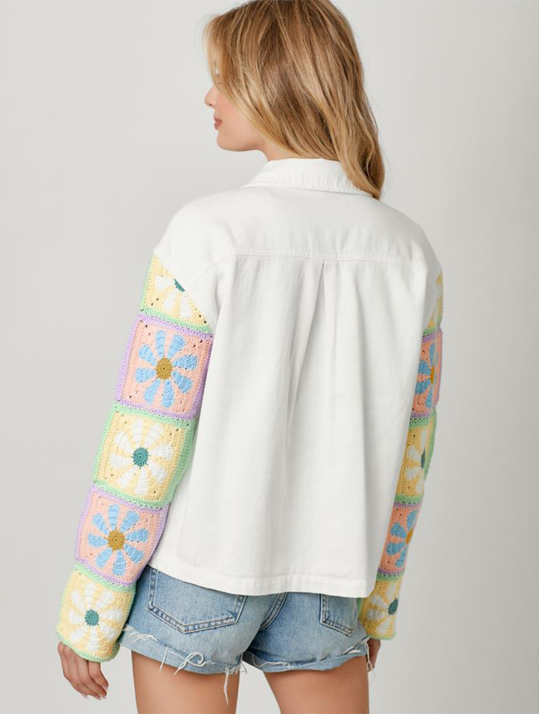 Crochet Sleeve Jacket