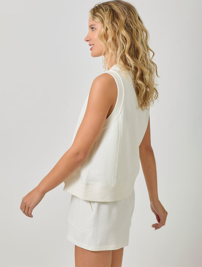 Sleeveless Terry Top