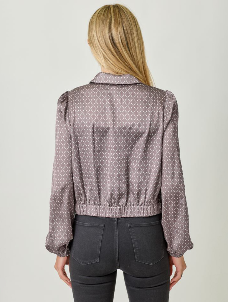 Scarf Long Sleeve Blouse