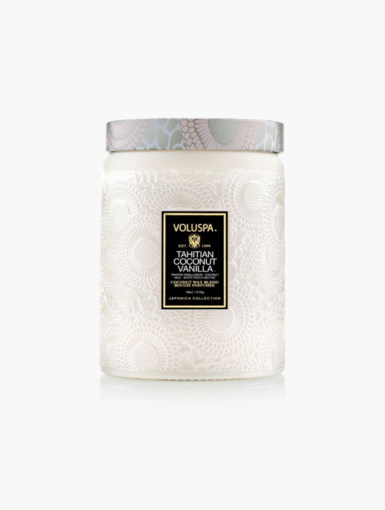 Voluspa Large Glass Jar Candle