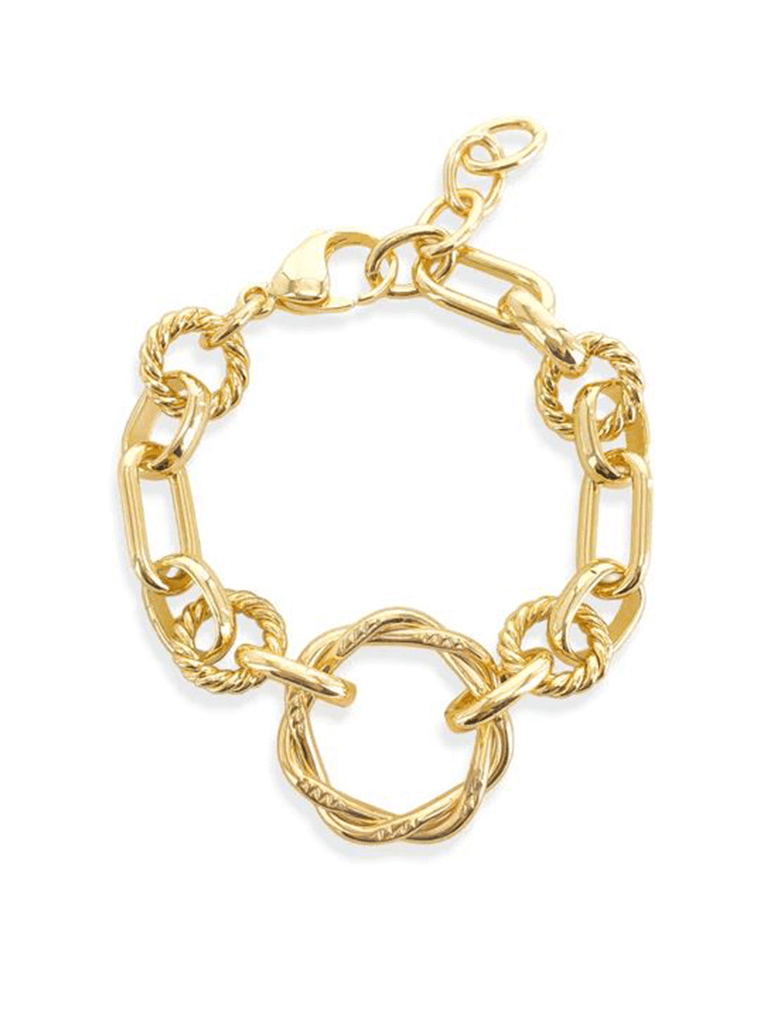 Twisted Bracelet in Gold