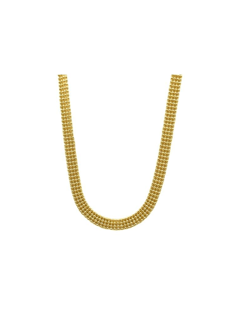 ATHENA_DESIGNS_NG4666_BALL_CHAIN_NECKLACE_GOLD