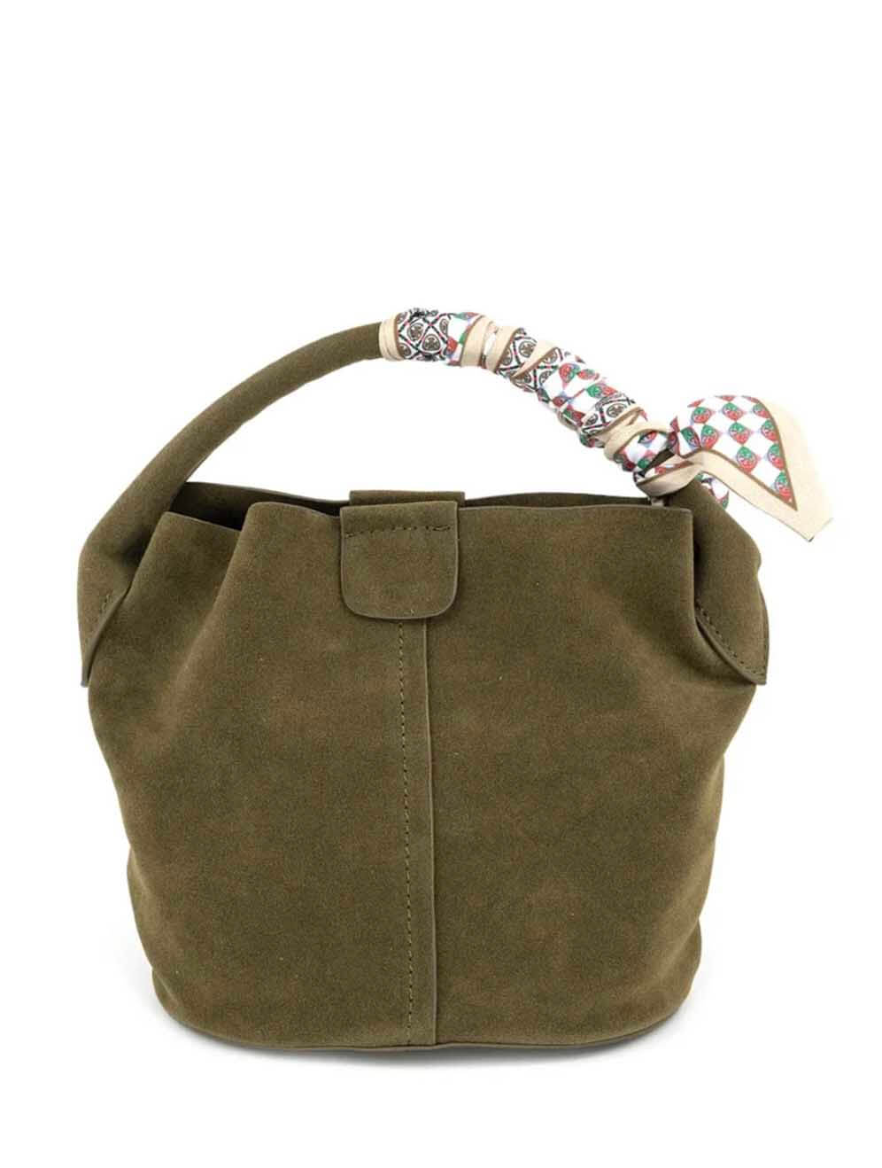 Small Suede Bucket Bag