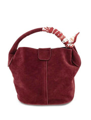 Small Suede Bucket Bag