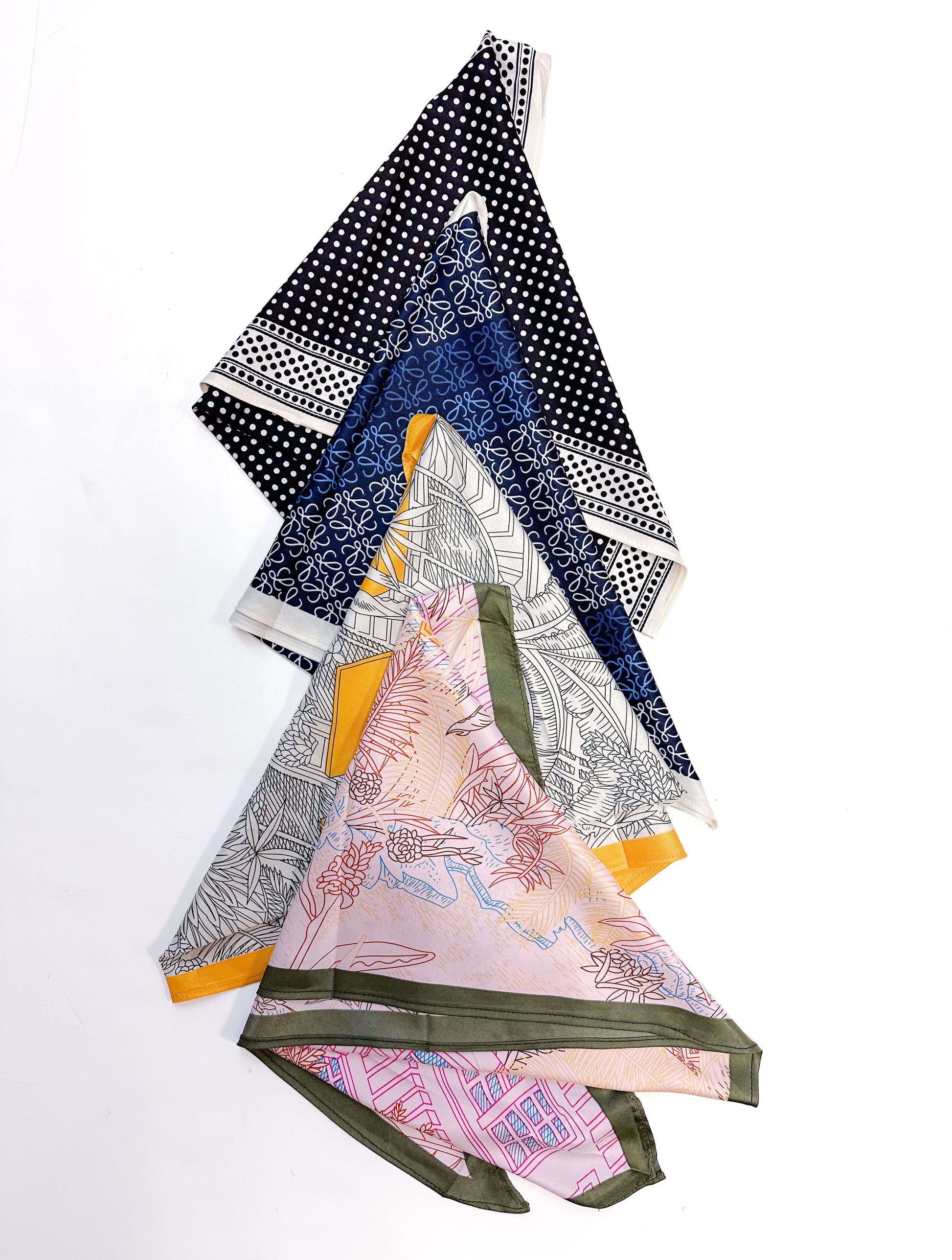 Triangle Silky Scarf