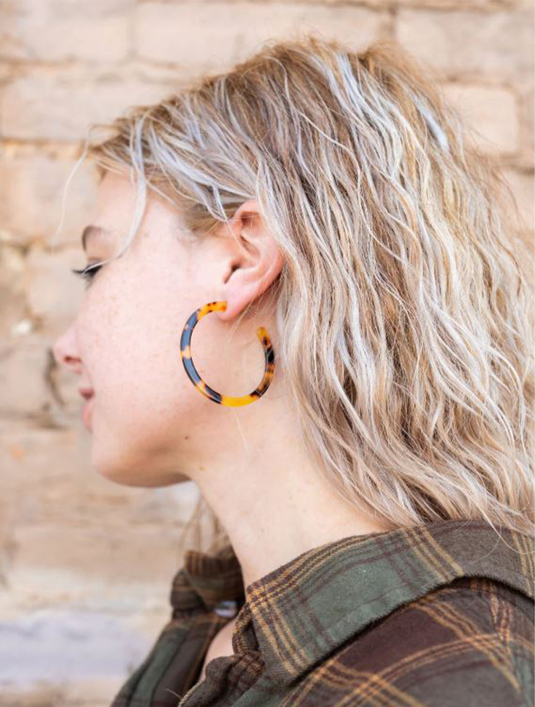 Cameron Hoop Earrings