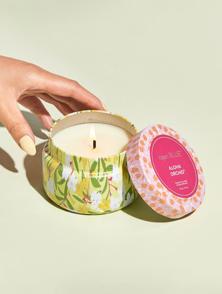 Capri Blue Pattern Play 8.5 oz Travel Tin Candle