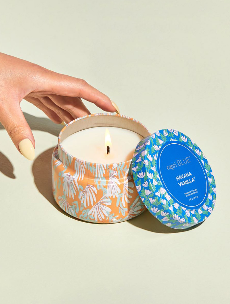 Capri Blue Pattern Play 8.5 oz Travel Tin Candle