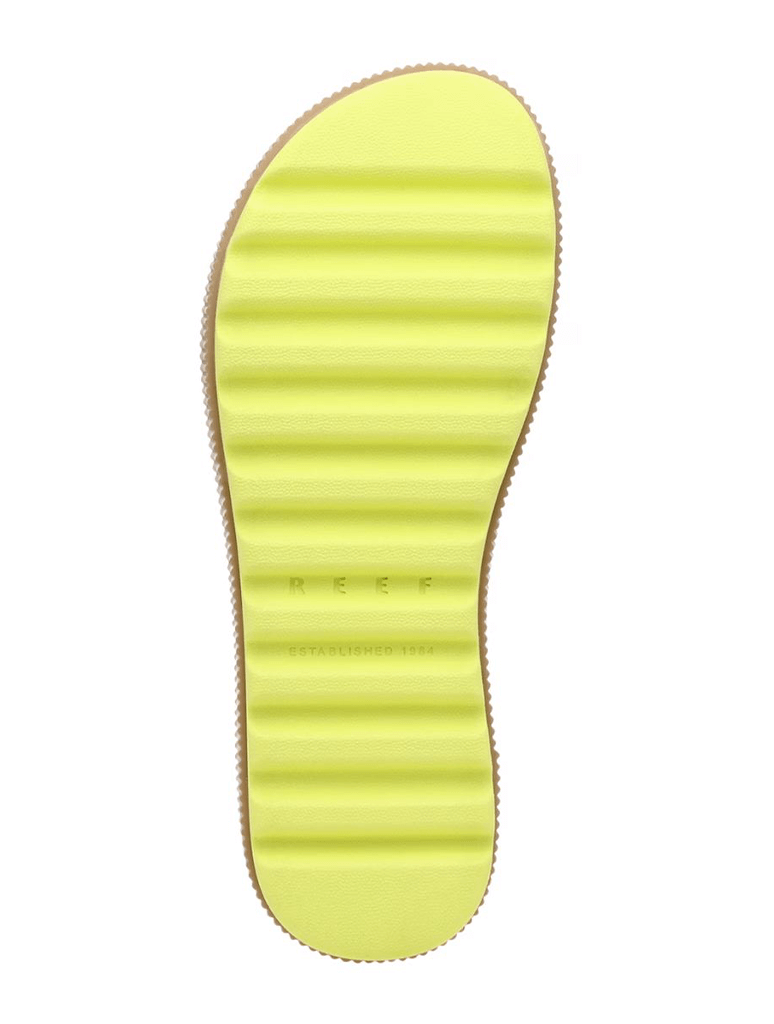 REEF Water Vista Platform Higher Sandal in Sand Lime